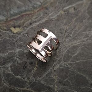 Silpada .925 Sterling Silver Contemporary Art Ring